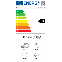 Bosch SMV4HVX00E inbouw-vaatwasser