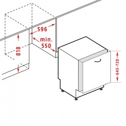 AEG FSB52617Z inbouw-vaatwasser